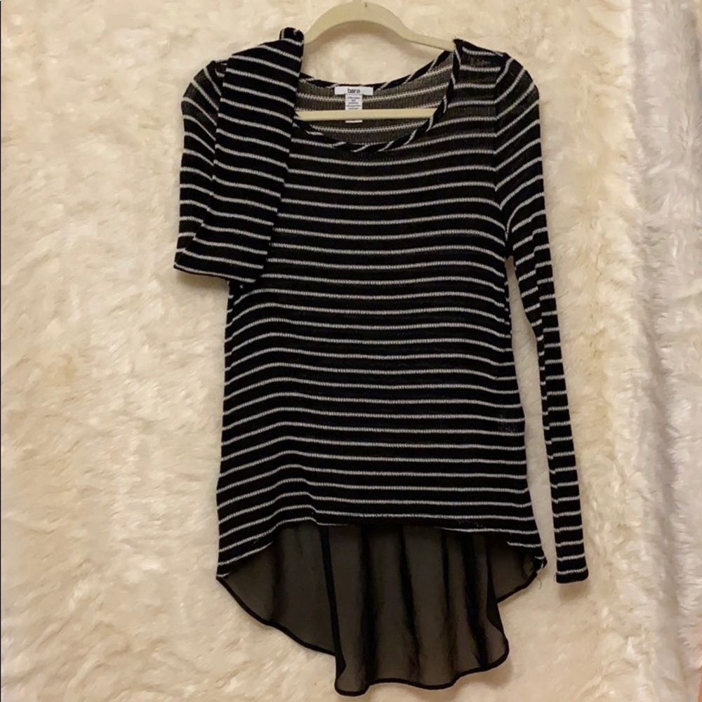 Striped Black Shirt